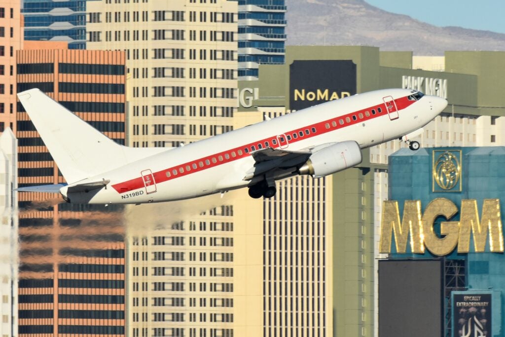 Las Vegas private jet charter