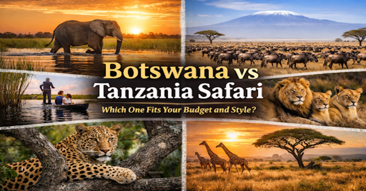 botswana vs tanzania safari